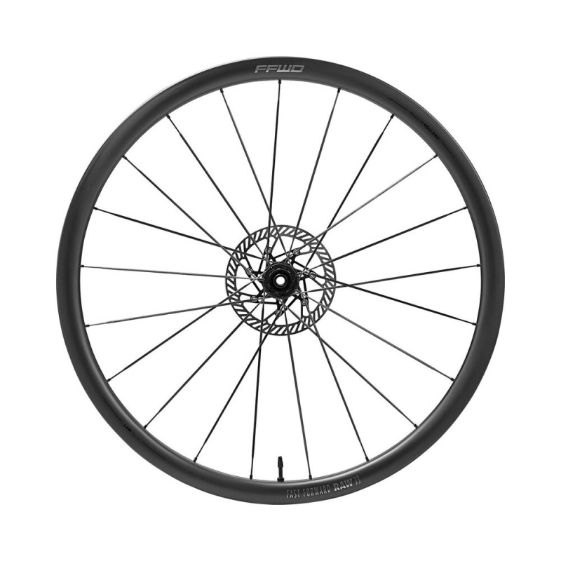 Karbonová kola RAW CS (33 mm), FFWD/CS 2:1, MattBlack, plášť