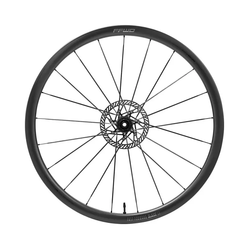Karbonová kola RAW CS (33 mm), FFWD/CS 2:1, MattBlack, plášť