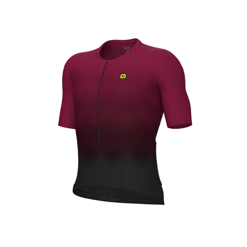 Letný cyklistický dres Alé Cycling R-EV1 Velocity 2.0 pánsky bordový