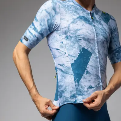 Letní cyklistický dres ALÉ pánský MARBLE PR-E