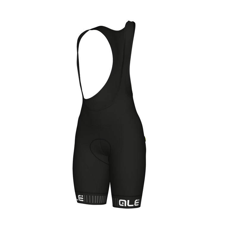 Letné cyklistické nohavice Alé Cycling Solid Traguardo dámske čierne/biele