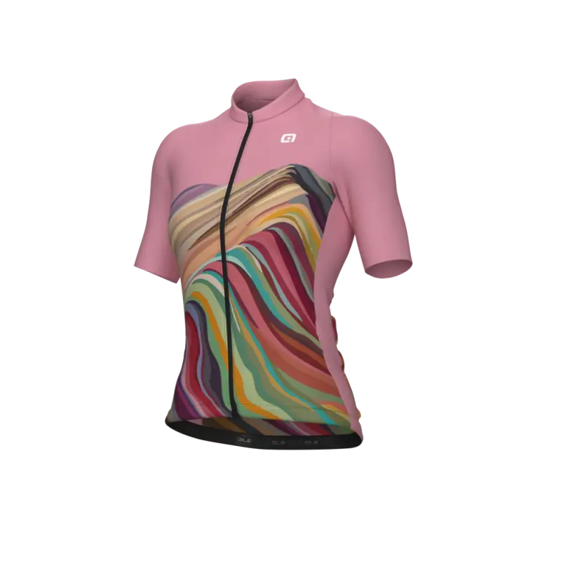 Letní cyklistický dres ALÉ dámský PR-E RAINBOW