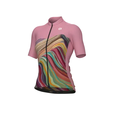 Letní cyklistický dres ALÉ dámský PR-E RAINBOW