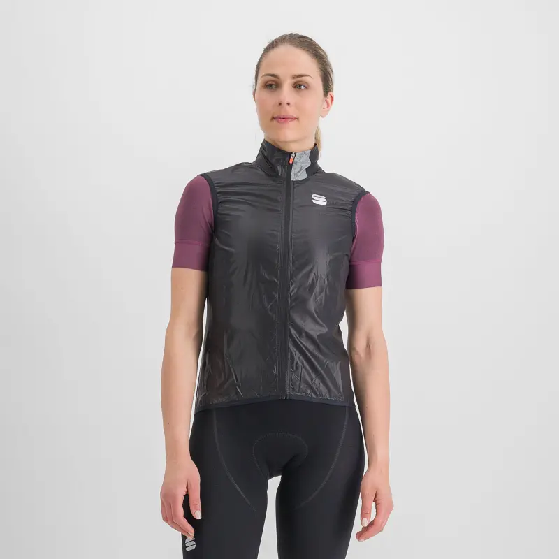 Letná cyklistická vesta dámska Sportful Hot Pack EasyLight  čierna
