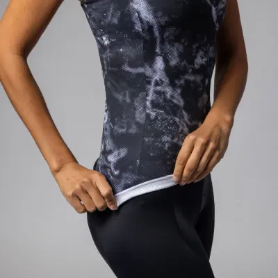 Letní cyklistický dres ALÉ dámský MARBLE PRAGMA