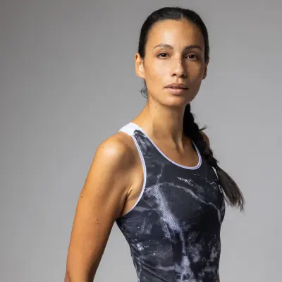 Letní cyklistický dres ALÉ dámský MARBLE PRAGMA