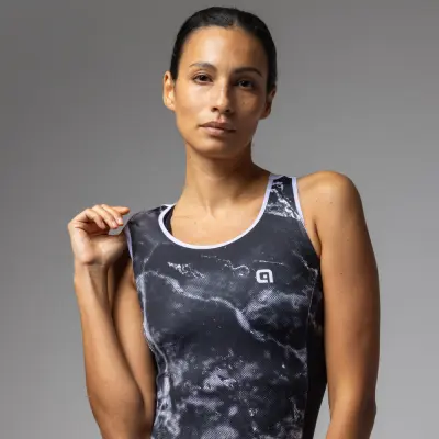 Letní cyklistický dres ALÉ dámský MARBLE PRAGMA