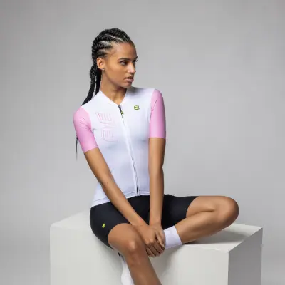 Letní cyklistický dres ALÉ dámský FOLLOW ME PR-E