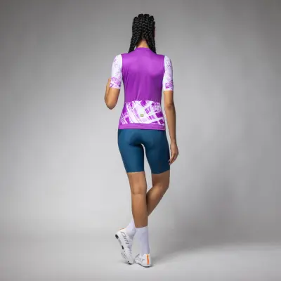 Letní cyklistický dres ALÉ dámský PALM PR-E