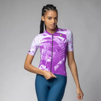 Letní cyklistický dres ALÉ dámský PALM PR-E