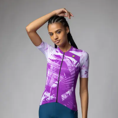 Letní cyklistický dres ALÉ dámský PALM PR-E