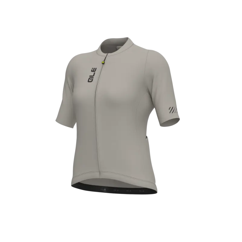 Letný cyklistický dres dámsky Alé Cycling Color Block Off Road Pragma sivý