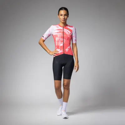 Letní cyklistický dres ALÉ dámský PALM PR-E