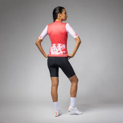 Letní cyklistický dres ALÉ dámský PALM PR-E
