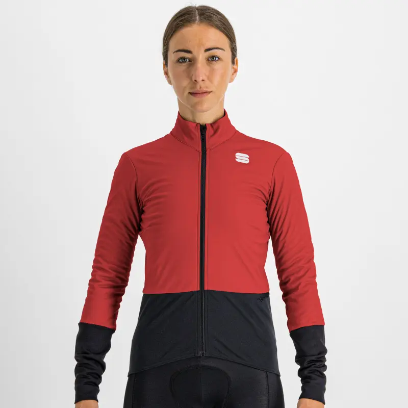 Sportful TOTAL COMFORT dámska bunda tmavočervená