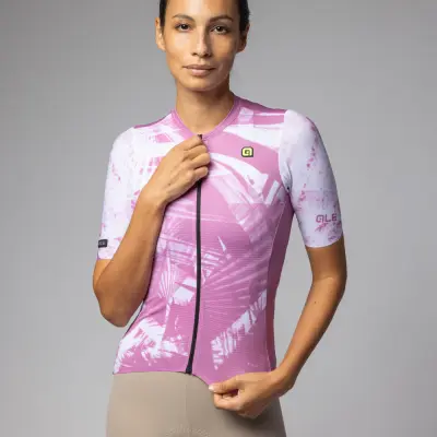 Letní cyklistický dres ALÉ dámský PALM PR-E