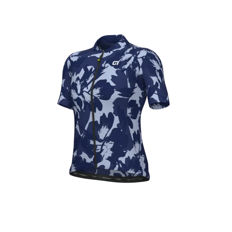 Letní cyklistický dres ALÉ dámský FLOWER PRAGMA