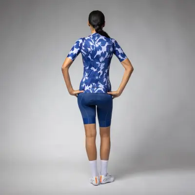 Letní cyklistický dres ALÉ dámský FLOWER PRAGMA