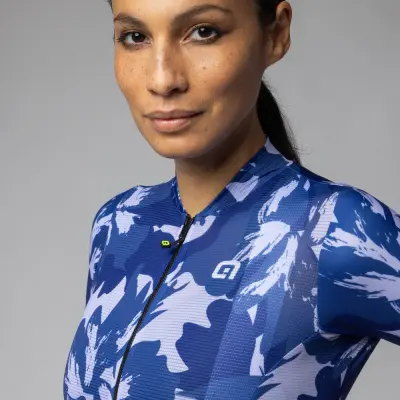 Letní cyklistický dres ALÉ dámský FLOWER PRAGMA