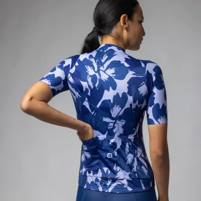 Letní cyklistický dres ALÉ dámský FLOWER PRAGMA