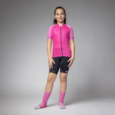 Letní cyklistický dres ALÉ dětský FOLLOW ME KID