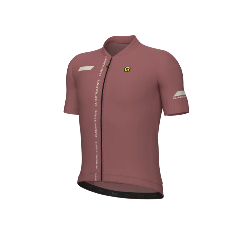 Letní cyklistický dres Alé Cycling PR-E Follow Me pánský bordó