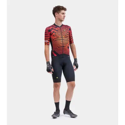 Letní cyklistický dres ALÉ pánský PR-S CHECKER
