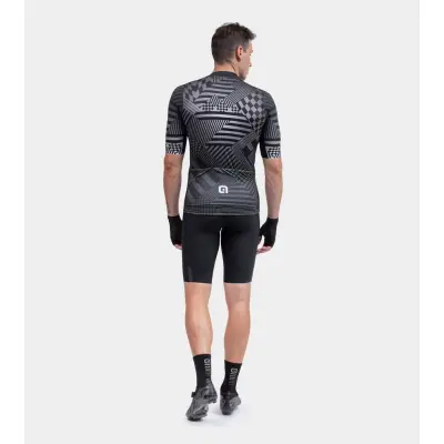 Letní cyklistický dres ALÉ pánský PR-S CHECKER