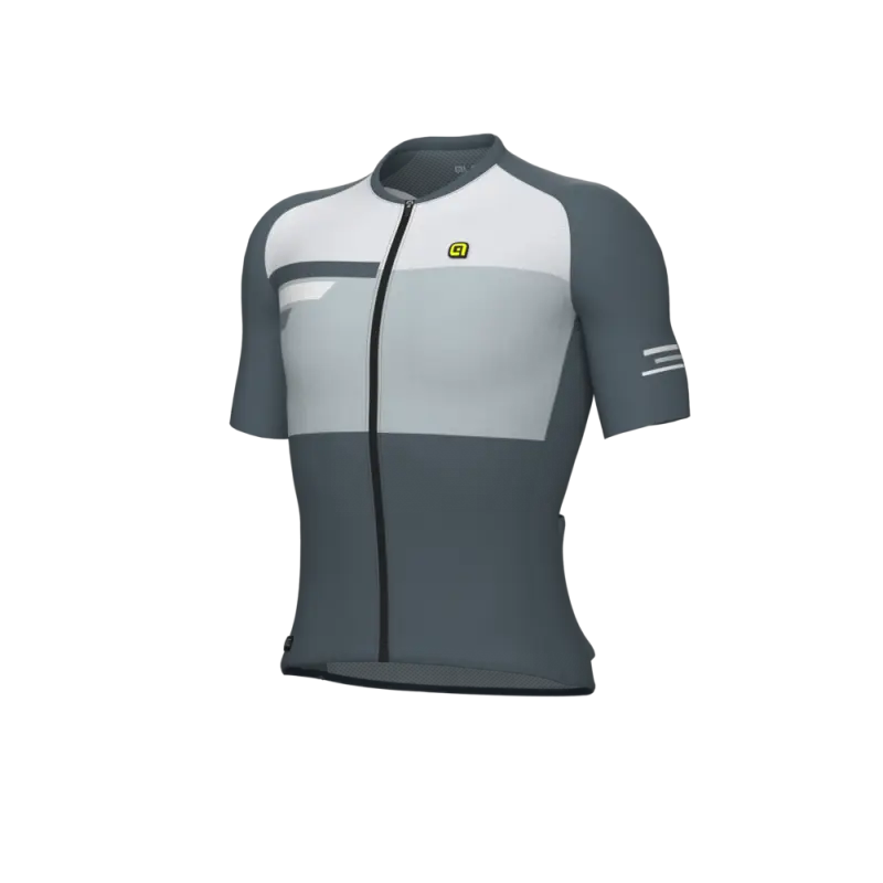 Letný cyklistický pánsky dres Alé Cycling Radar PR-E sivý