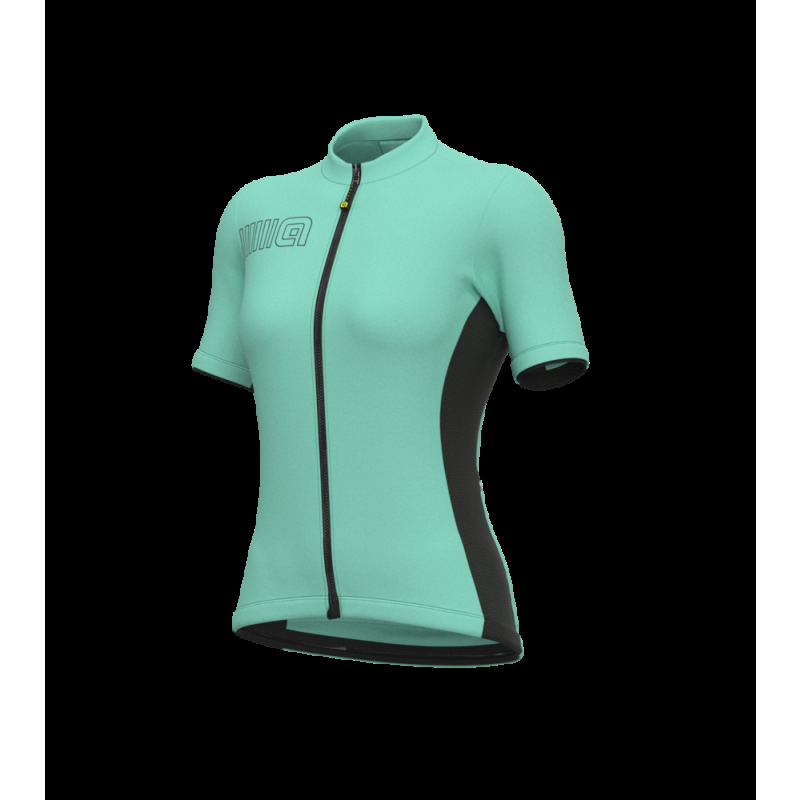 Letný cyklistický dámsky dres Alé Cycling Solid Color Block Lady azúrový