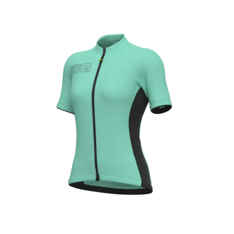 Letní cyklistický dámský dres Alé Cycling Solid Color Block Lady azurový