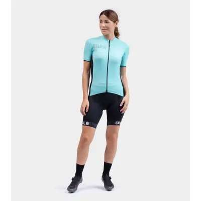 Letní cyklistický dres ALÉ  SOLID COLOR BLOCK LADY
