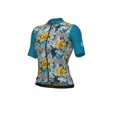 Letní cyklistický dres ALÉ dámský HIBISCUS PR-E
