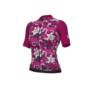 Letní cyklistický dres ALÉ dámský HIBISCUS PR-E