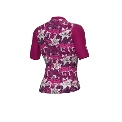 Letní cyklistický dres ALÉ dámský HIBISCUS PR-E