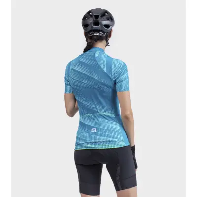 Letní cyklistický dres ALÉ  PR-R GREEN SPEED LADY