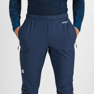 Sportful SQUADRA nohavice KR. ZIPS tmavomodré