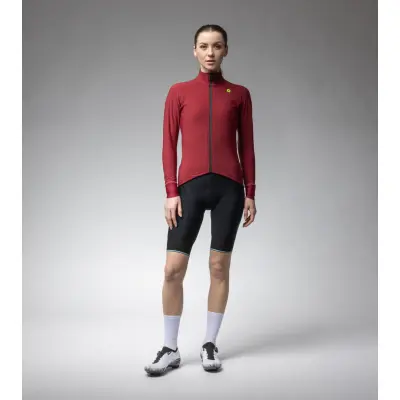 Zateplený cyklistický dres ALÉ dámský KLIMATIK K-IDRO
