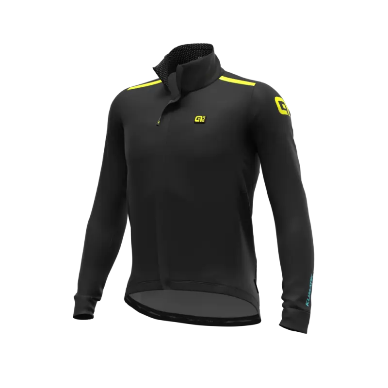 Zimná cyklistická bunda pánska Alé Cycling Klimatik K-Tornado 2.0 čierna