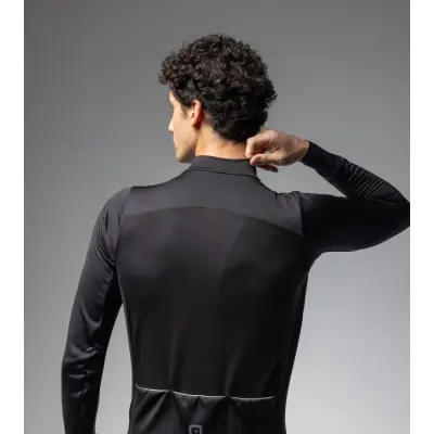 Zateplený cyklistický dres ALÉ pánský FONDO 2.0 SOLID