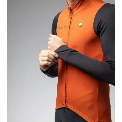 Zateplený cyklistický dres ALÉ pánský FONDO 2.0 SOLID