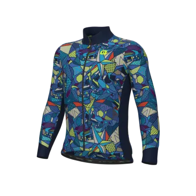 Zateplený cyklistický dres ALÉ pánský OVER PRAGMA