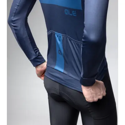 Zateplený cyklistický dres ALÉ pánský OFF ROAD - GRAVEL DUAL