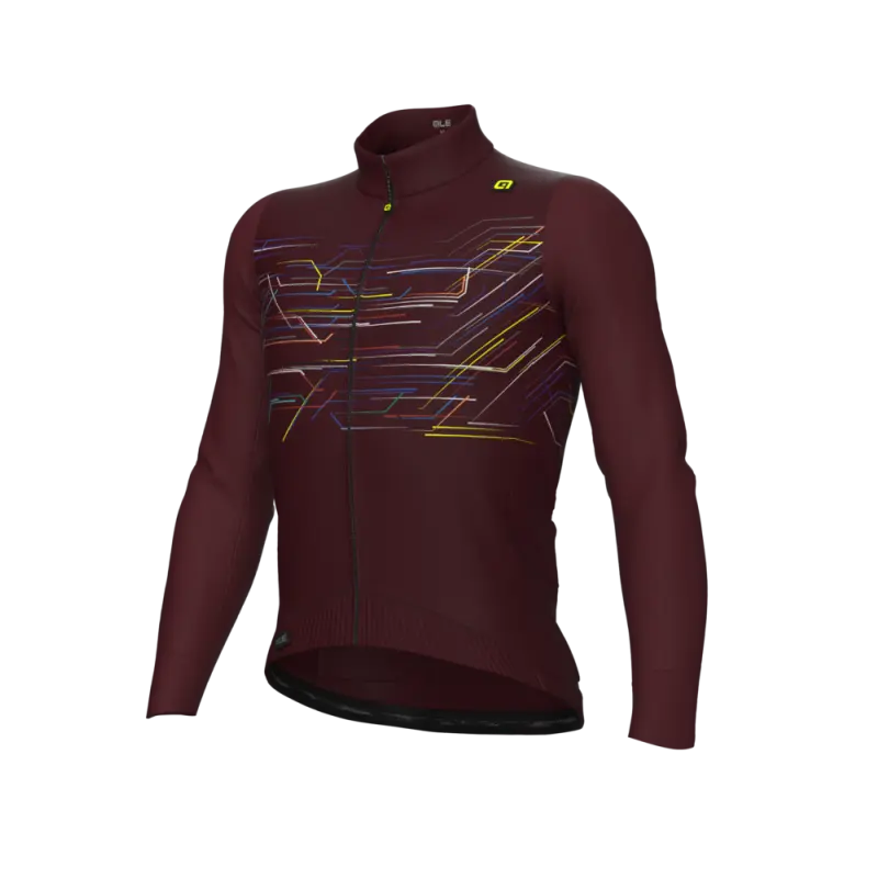 Zateplený cyklistický dres ALÉ pánský PR-E MEGABYTE