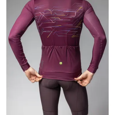 Zateplený cyklistický dres ALÉ pánský PR-E MEGABYTE