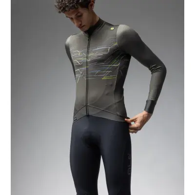 Zateplený cyklistický dres ALÉ pánský PR-E MEGABYTE