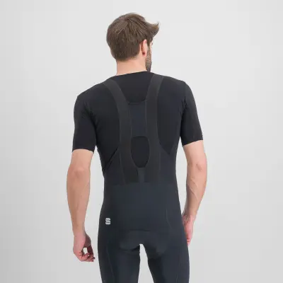 Sportful MERINO LAYER tričko s krátkym rukávom čierne