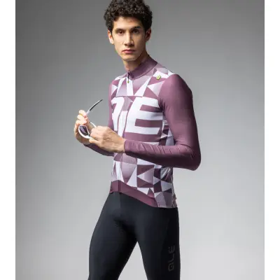 Zateplený cyklistický dres ALÉ pánský PR-E MULTIVERSO