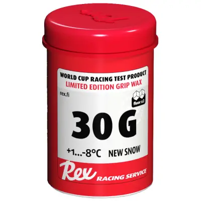 Rex Racing Grip stúpací vosk 30G, +1....-8 C nový sneh