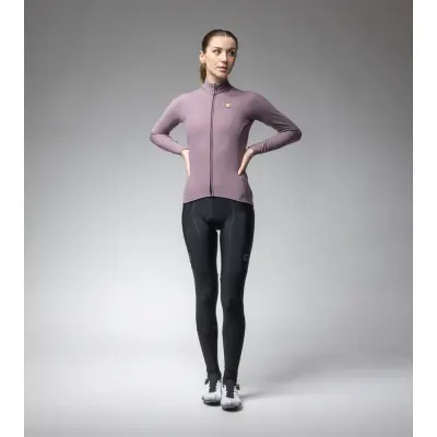 Zateplený cyklistický dres ALÉ dámský WARM RACE R-EV1   